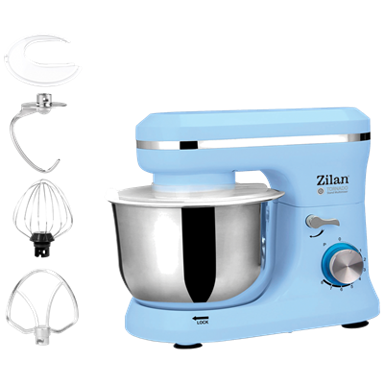 ZILAN Kuhinjski robot ZLN3192, 1000 W, 4,5 l, plavi