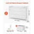 VEVOR Komoda s 9 ladica, 1260 x 320 x 845 mm, bijela
