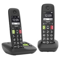 GIGASET Fiksni telefon E290 A Duo crni