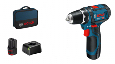 BOSCH Akumulatorska bušilica s odvijačem GSR 12V-15 Promo Pack 