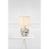 MARKSLÖJD Bijela stolna lampa s tekstilnim sjenilom (visina 48 cm) Mansion 