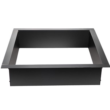VEVOR Prsten za vatru 91,4 x 91,4 x 24,9 cm, crni