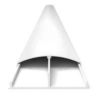 MULTIBRACKETS Kabelska kanalica UNIVERSAL CC SUPERSLIM, 75 x 1600 mm, aluminij, bijela