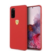 FERRARI Futrola Silicone, za Samsung Galaxy S20, crvena