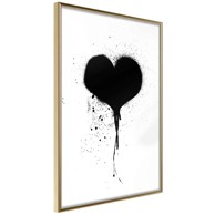 Poster Graffiti Heart 30x45