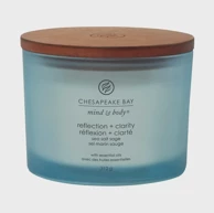 CHESAPEAKE BAY Svijeća 3 wick Reflection & Clarity (sea salt sage)