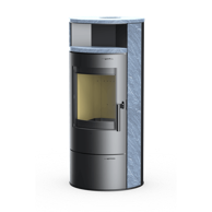 THERMIA Peć na drva Cumulus Omega V3, prirodni kamen, siva