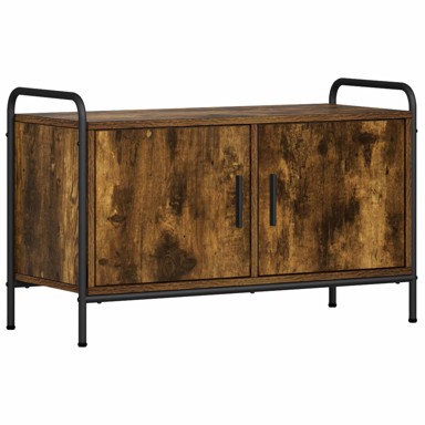TV ormarić 79,5 x 33 x 50 cm od konstruiranog drva, dimljeni hrast