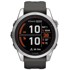 GARMIN Pametni sat Fenix 7S Pro Solar, HR GPS, multisport, sivi
