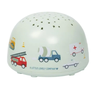 A LITTLE LOVELY COMPANY Projektor za dječju sobu, vehicles, plavi