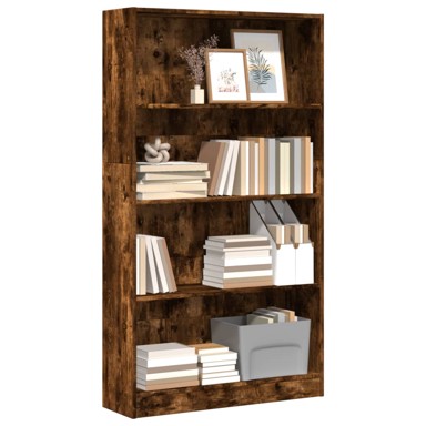 Regal za knjige boja hrasta 80x24x143 cm od konstruiranog drva