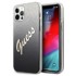 GUESS Tvrda futrola Glitter Gradient Logo za Apple iPhone 12 / 12 Pro, crna