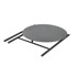 ZONE Stol Blagovaonski Vrtni Disc, ø 70 cm, crni