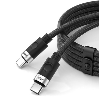 ORICO USB-C kabel CDX, 1 m, 60 W, crni