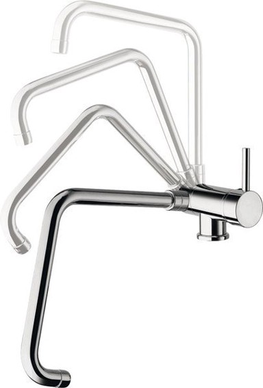 SAPHO Kuhinjska miješalica RHAPSODY, sklopiva, za ugradnju ispod prozora, krom