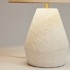 KAVE HOME Bijela stolna lampa sa sjenilom od tkanine (visina 43 cm) Noara 