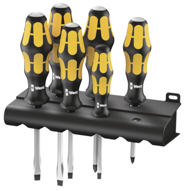WERA Set odvijača Kraftform, držač, 6-dijelni