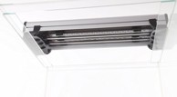 Cu be scaper cube light set srebrni pokrov s 2 LED za 80 l akvarij