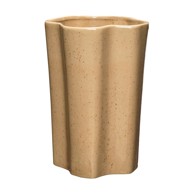 HÜBSCH Vaza bež keramička, visina 30 cm Sapo