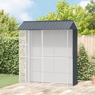 Avijar za ptice 215×110×247 cm, antracit