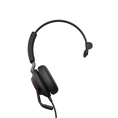JABRA Slušalice Evolve2 40 SE UC, crne, on-ear, Mono, USB-A
