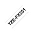 BROTHER Fleksibilna ID traka TZe-FX251, crno na bijelo 