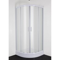 SANOTECHNIK Tuš kabina, polukružna, 90x90x190, mat staklo