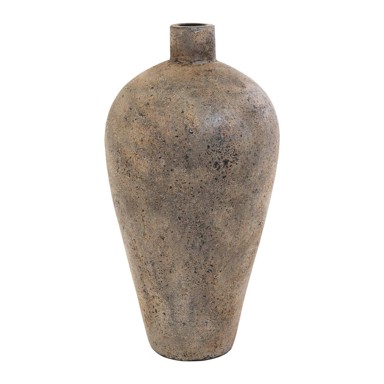 HOUSE NORDIC Vaza smeđa visoka od terakote Corvo