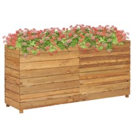 Posuda za sadnju 150x40x72 cm od reciklirane tikovine i čelika