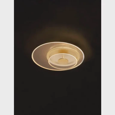 NOVA LUCE Plafonjera Copo LED 29 W, 3000 K, 1905 lm NL9030639, brass gold