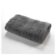 DOUCEUR D'INTÉRIEUR Tamno sivi pamučan ručnik od frotira 30x50 cm Tendresse