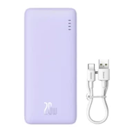 BASEUS Powerbank prijenosni punjač AIRPOW, 20000mAh, 20W, ljubičasti