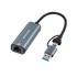 MICROCONNECT Mrežni adapter USB-C/A na RJ45, Gigabit
