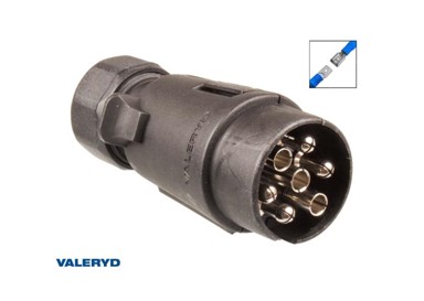 VALERYD Utikač 7 pinova za prikolicu PVC 12v 3210009