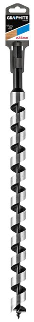 GRAPHITE Spiralno svrdlo za drvo, 25 x 460 mm