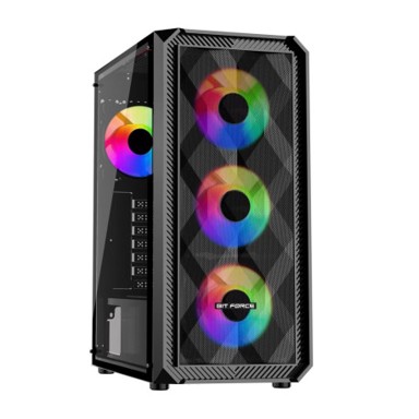 BIT FORCE Stolno računalo GAMER PC / AMD Ryzen 5 5600, 16 GB, 1 TB SSD, AMD Radeon RX 7600 8 GB, Windows 11 Pro, crna