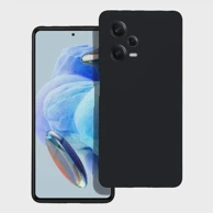 FORCELL Silikonska maska za Xiaomi Redmi Note 12 Pro 5G, crna