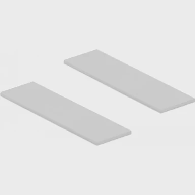 DELOCK Grijaća podloga za M.2 module, 70×20 mm, set od 2 komada, s termalnim pastama i podlogama, siva