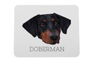 Podloga za miša Doberman, geometrijski motiv