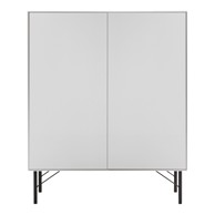 HAMMEL FURNITURE Bijelo-crna visoka komoda 91x111 cm