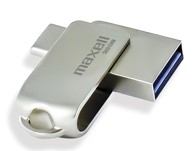 MAXELL USB flash memorija 32 GB, USB 3.0, USB-A/USB-C, srebrna