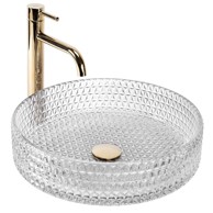 REA Umivaonik Nadgradni Cristal Transparent 39