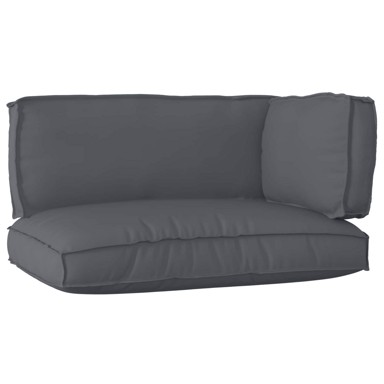Set jastučića za palete, 3 kom, Oxford tkanina, antracit