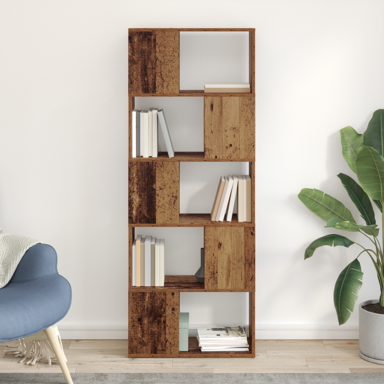 TV stalak, 60 x 24 x 155 cm, konstruirano drvo, staro drvo