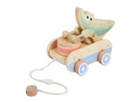 Drveni stroj za povlačenje, bubnjajući krokodil 