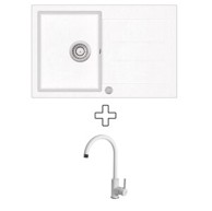 HELIKA Set Tesa SQT101-W + slavina C01, bijela