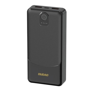 DUDAO Powerbank K10Pro, 20. 000 mAh, 2x USB 2,4A, crna