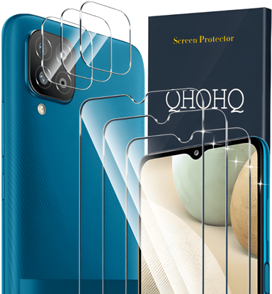 NIKCORP Zaštitno staklo 9H (3 kom) + zaštita kamere za Samsung Galaxy A12