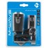 M-WAVE Lampa set prednje akumulatorsko Lux 28/15