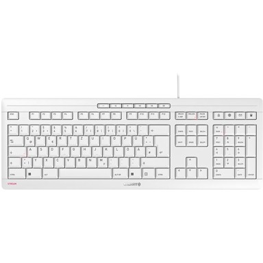 CHERRY Tipkovnica Stream JK-8500, DE layout, bijela